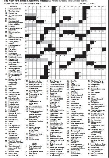 heard enough nyt crossword clue